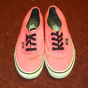 Vans hot pink sneakers